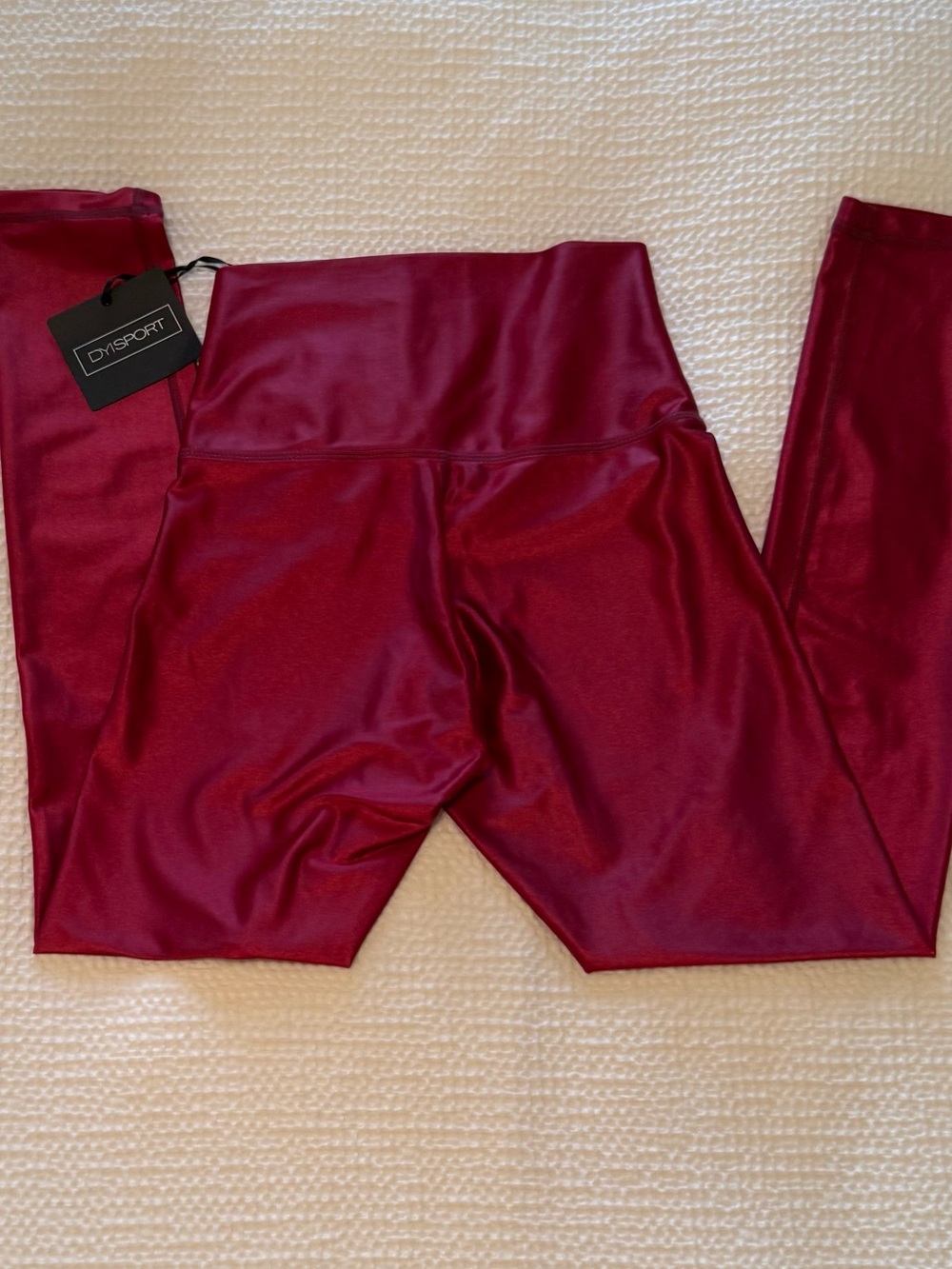DYI | Women's Leggings in Deep Berry Red | Size = Small - Picture 5 of 6